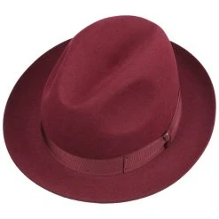 Georgio Haarfilzhut By Borsalino -Stetson Speichern Georgio Haarfilzhut by Borsalino bordeaux.37837 1rf27