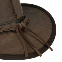 Henbury Traveller Lederhut By Scippis -Stetson Speichern Henbury Traveller Lederhut by Scippis braun.44751 7rf11