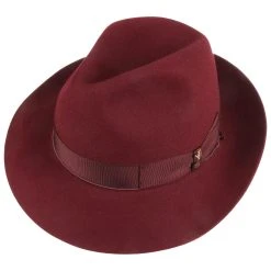 Hut Klassik By Borsalino -Stetson Speichern Hut Klassik by Borsalino bordeaux.89001 1rf27