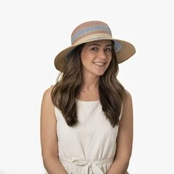 Janel Multicolour Schlapphut By Mayser -Stetson Speichern Janel Multicolour Schlapphut by Mayser.65259 7