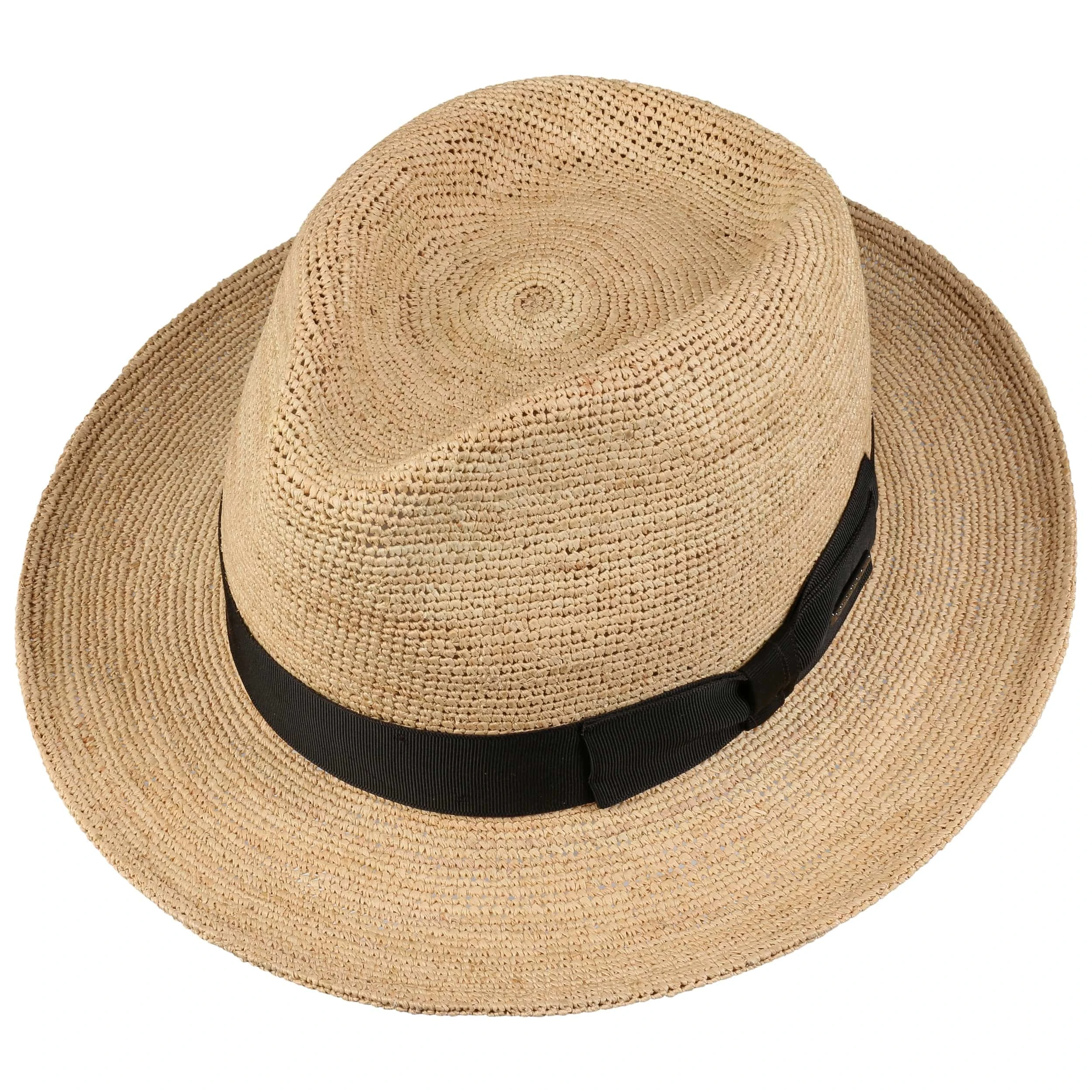 Jenkins Crochet Fedora Strohhut By Stetson 3 Jenkins Crochet Fedora Strohhut By Stetson