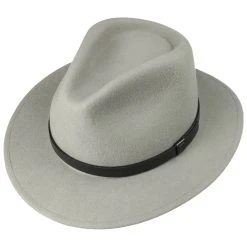 Jeremy Fedora Wollhut By Brixton 15 Jeremy Fedora Wollhut By Brixton -Stetson Speichern Jeremy Fedora Wollhut by Brixton hellgrau.50959 1rf28