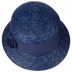 Kassida Strohhut By Seeberger -Stetson Speichern Kassida Strohhut by Seeberger dunkelblau.33286 1rf192