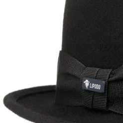 Kinder Melone Wollfilzhut By Lipodo -Stetson Speichern Kinder Melone Wollfilzhut by Lipodo schwarz.48778 4rf4