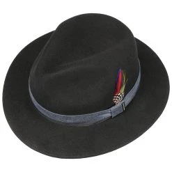 Landell Traveller Wollhut By Stetson -Stetson Speichern Landell Traveller Wollhut by Stetson schwarz.56415 1rf4