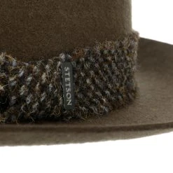 Larscott Fedora Wollhut By Stetson -Stetson Speichern Larscott Fedora Wollhut by Stetson dunkelbraun.62335 4rf17