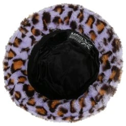 Alternative view of Lavender Leo Faux Fur Bucket Stoffhut By Kangol