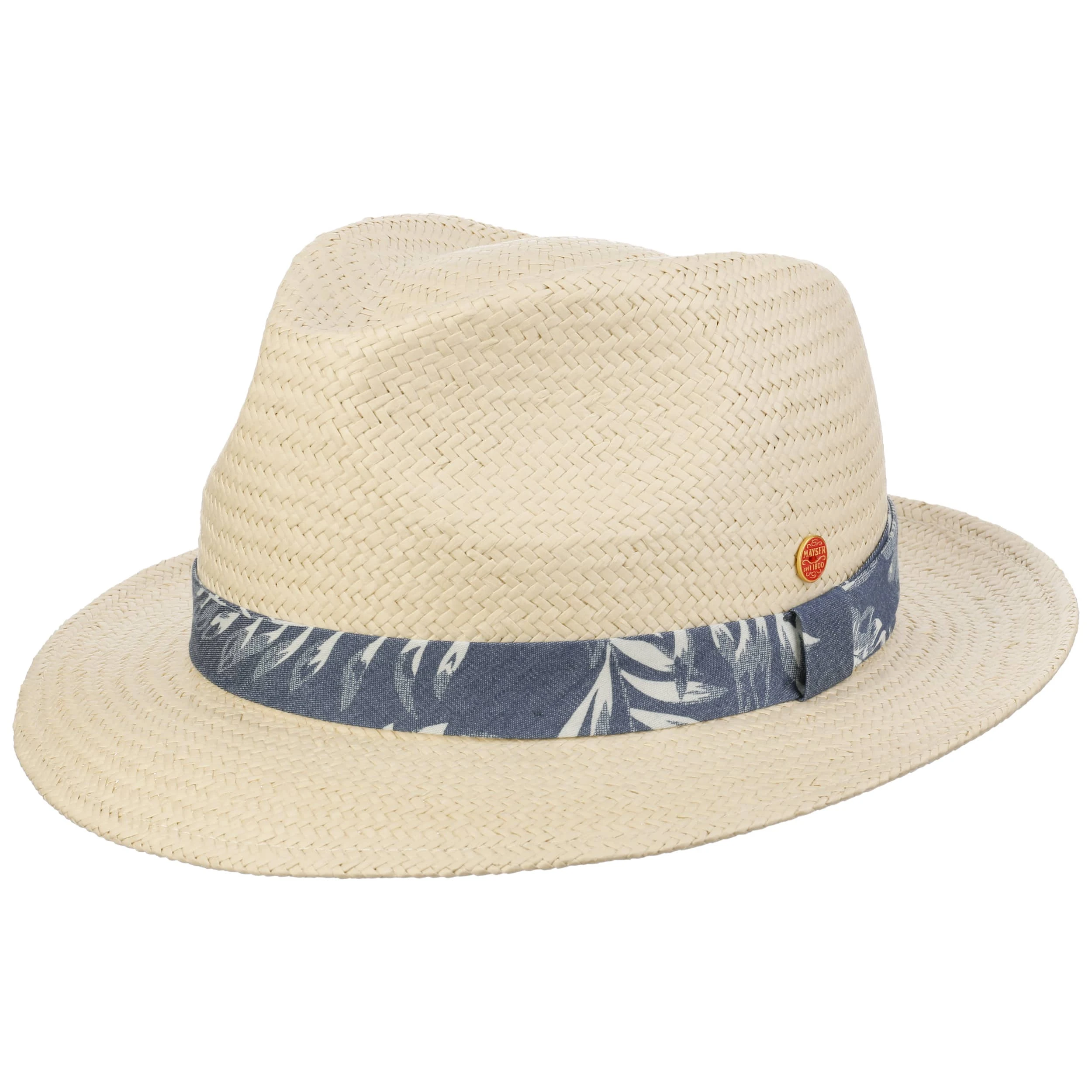 Leaves Band Trilby Strohhut By Mayser 3 Leaves Band Trilby Strohhut By Mayser