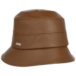 Leder Glockenhut By Seeberger 18 Leder Glockenhut By Seeberger -Stetson Speichern Leder Glockenhut by Seeberger hellbraun.63279 rf175