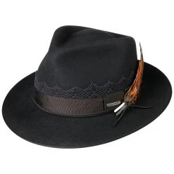 Lendott Fedora Haarfilzhut By Stetson 13 Lendott Fedora Haarfilzhut By Stetson -Stetson Speichern Lendott Fedora Haarfilzhut by Stetson schwarz.58863 rf4