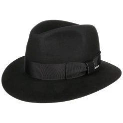 Lestoca Traveller Haarfilzhut By Stetson -Stetson Speichern Lestoca Traveller Haarfilzhut by Stetson schwarz.62341 rf4