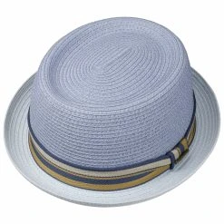 Licano Toyo Pork Pie Strohhut By Stetson -Stetson Speichern Licano Toyo Pork Pie Strohhut by Stetson hellblau.57838 1rf9