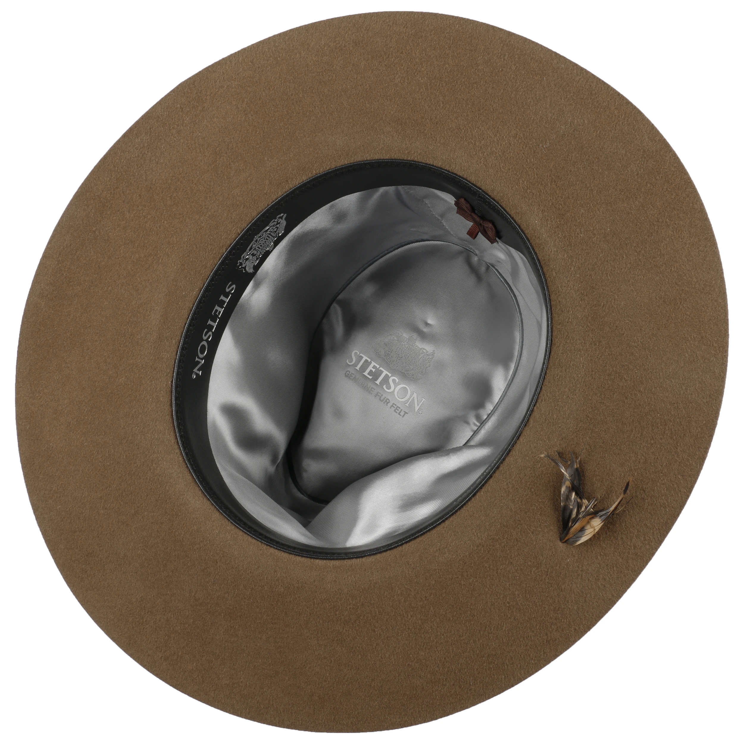 Linto High Crown Haarfilzhut By Stetson 4 Linto High Crown Haarfilzhut By Stetson – Bild 2
