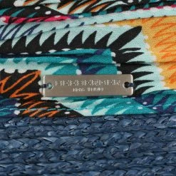 Lioma Strohhut Mit Ethnomuster By Seeberger -Stetson Speichern Lioma Strohhut mit Ethnomuster by Seeberger blau.55876 4rf2