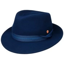 Maleo Trilby Wollhut By Mayser -Stetson Speichern Maleo Trilby Wollhut by Mayser dunkelblau.59572 rf192