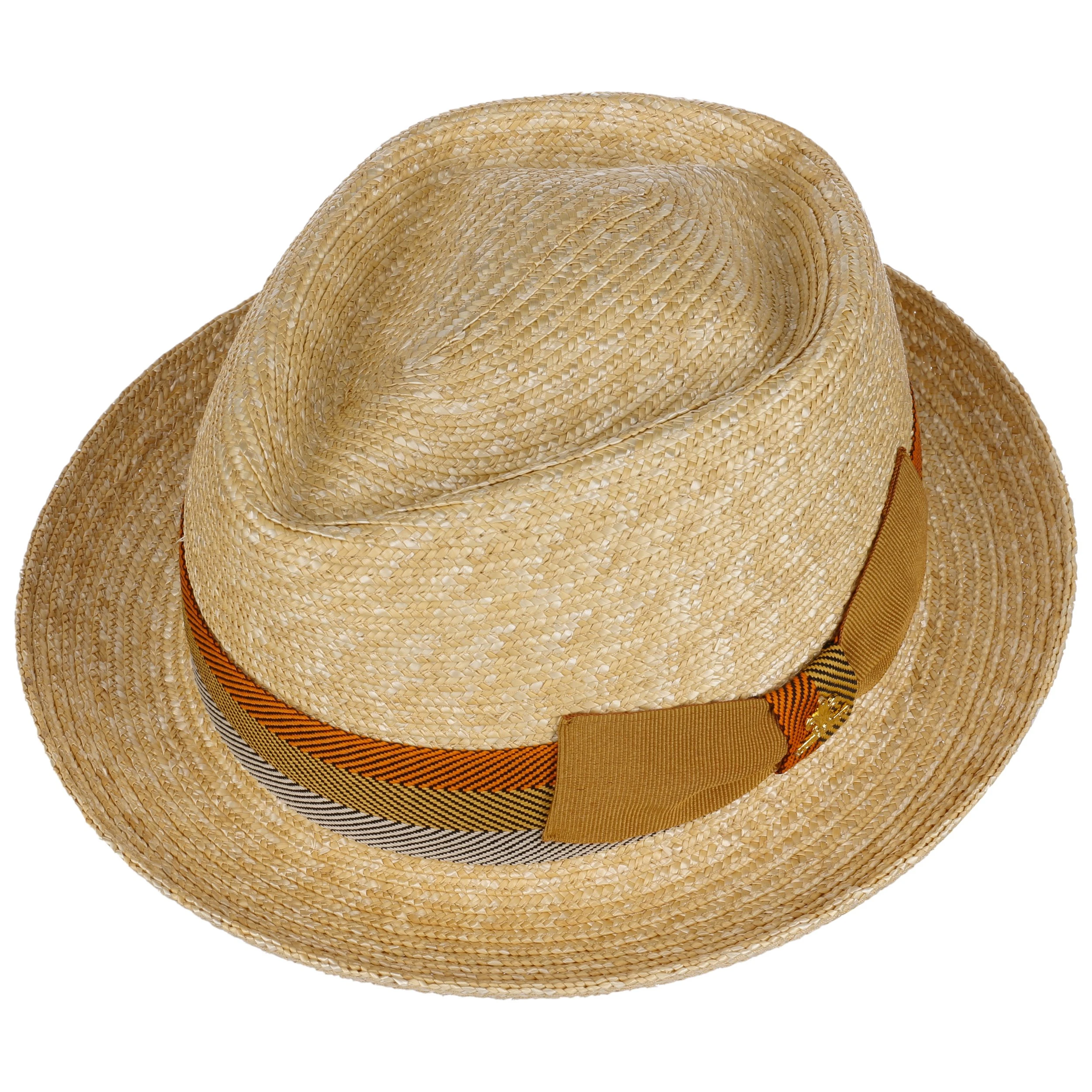 Marcin Pork Pie Strohhut By Lierys Gold 3 Marcin Pork Pie Strohhut By Lierys Gold