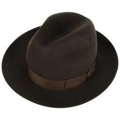 Marengo Haarfilz Bogarthut By Borsalino -Stetson Speichern Marengo Haarfilz Bogarthut by Borsalino dunkelbraun.50159 1rf17