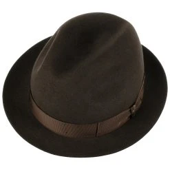 Marengo Haarfilz Fedora Hut By Borsalino 10 Marengo Haarfilz Fedora Hut By Borsalino -Stetson Speichern Marengo Haarfilz Fedora Hut by Borsalino dunkelbraun.50160 1rf17