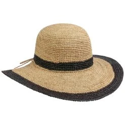 Hutshopping Margate Raffia Schlapphut -Stetson Speichern Margate Raffia Schlapphut natur schwarz.65882 rf201