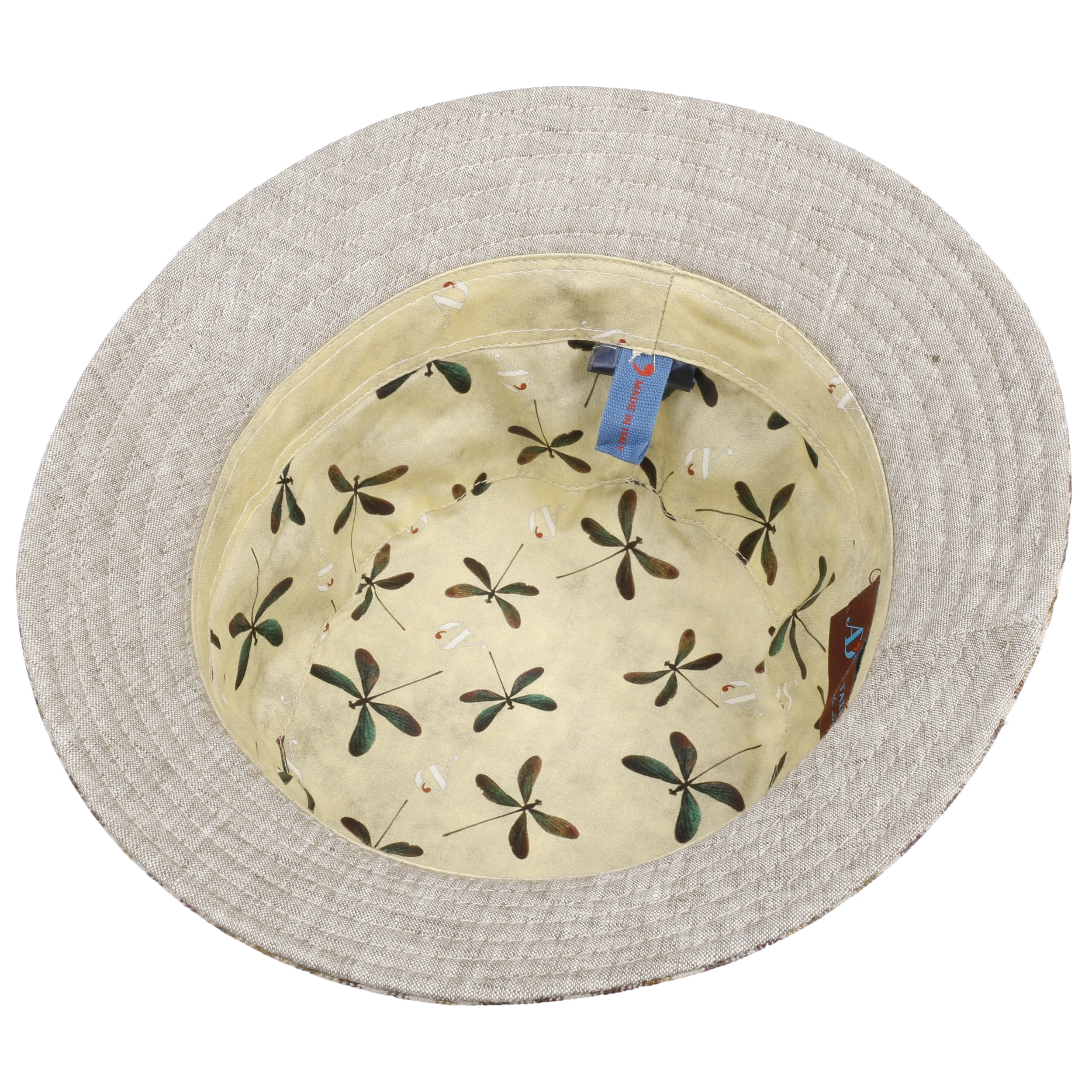 Alfonso DEste Massimo Bucket Leinenhut By Alfonso D´Este 4 Alfonso DEste Massimo Bucket Leinenhut By Alfonso D´Este – Bild 2