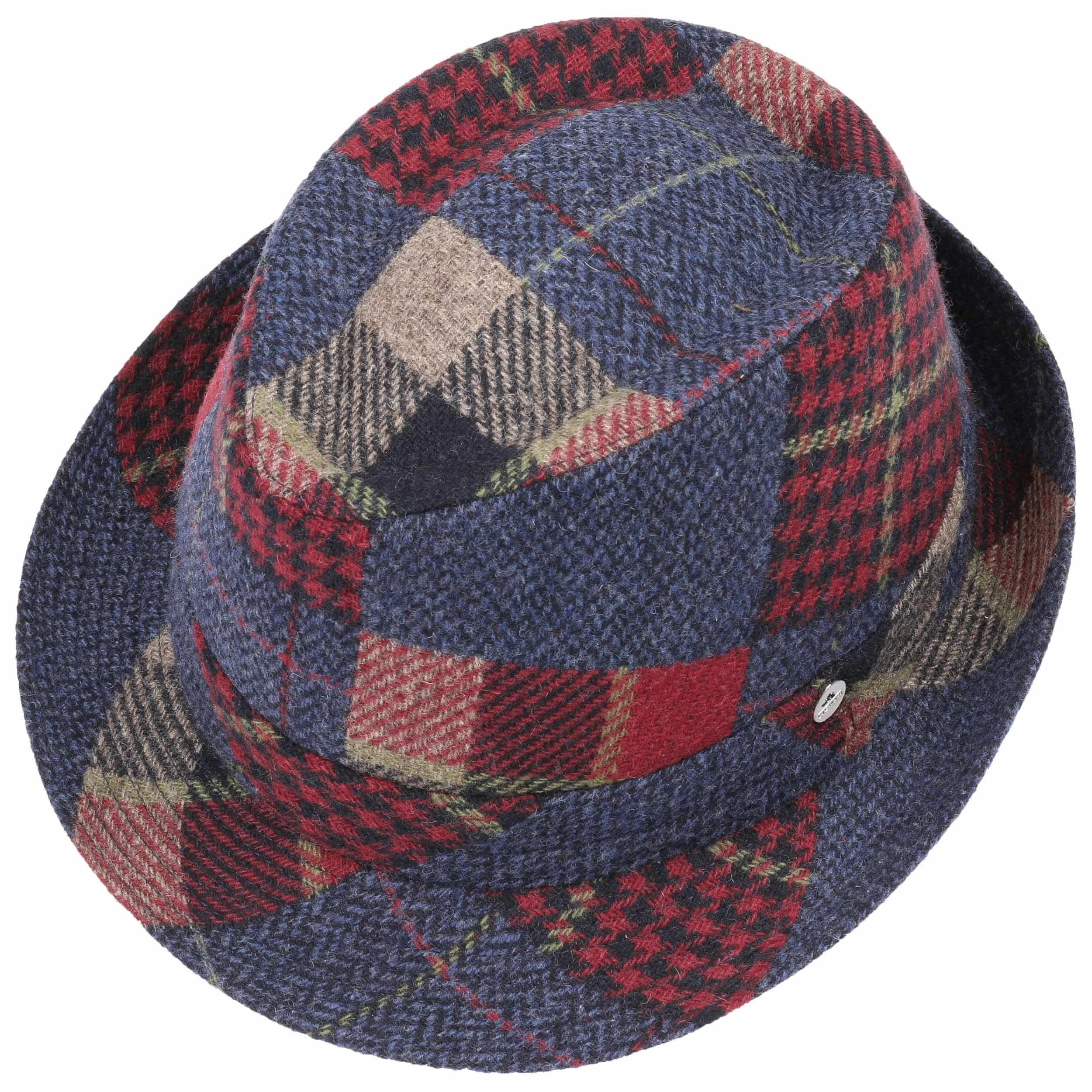 Merino Patchwork Trilby Hut By Lierys 4 Merino Patchwork Trilby Hut By Lierys – Bild 2