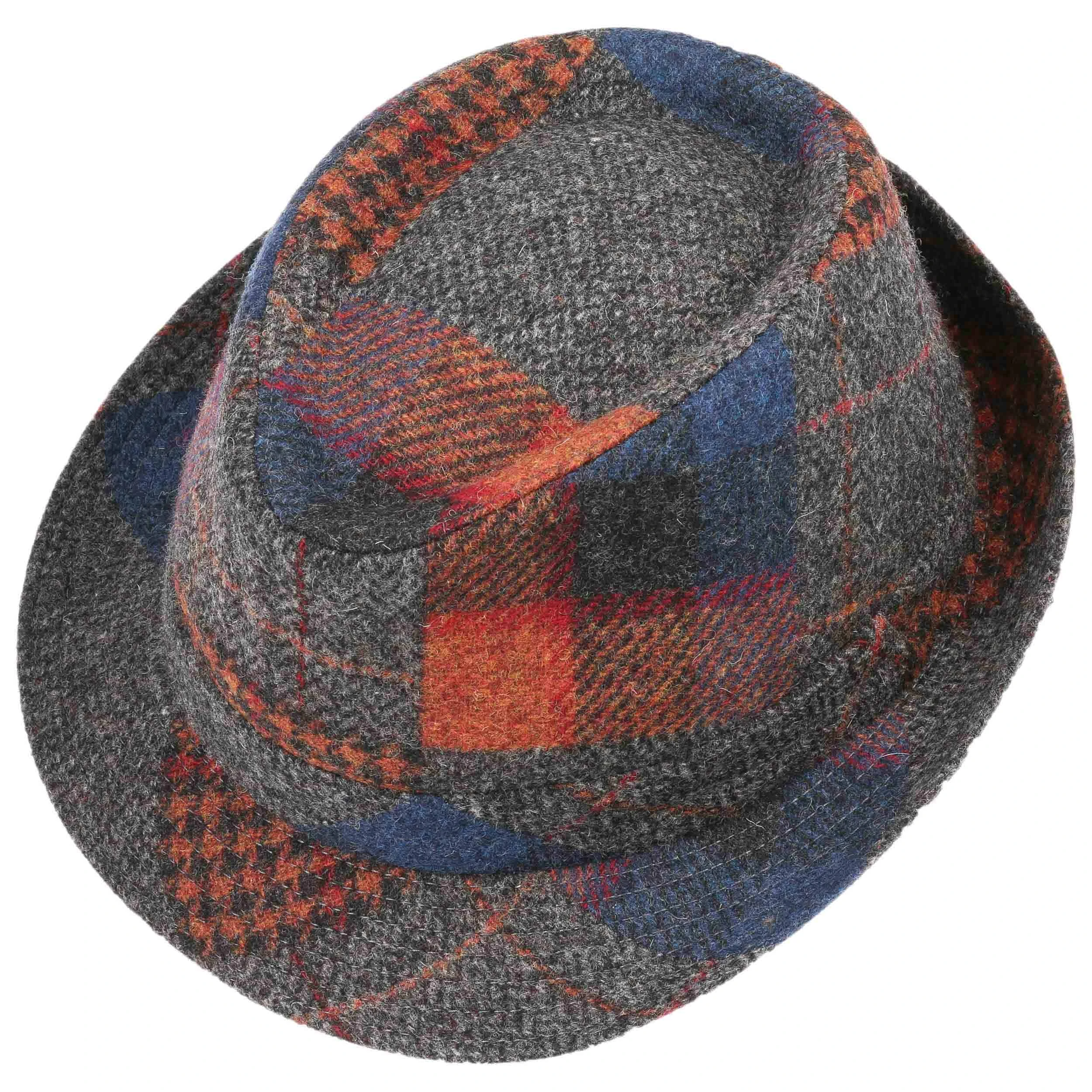 Merino Patchwork Trilby Hut By Lierys 3 Merino Patchwork Trilby Hut By Lierys