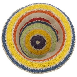 Hutshopping Multicolour Stripes Strohhut -Stetson Speichern Multicolour Stripes Strohhut bunt.61909 2rf102