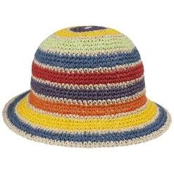 Hutshopping Multicolour Stripes Strohhut -Stetson Speichern Multicolour Stripes Strohhut bunt.61909 rf102