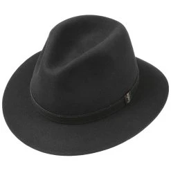 Nero Pack Away Hut By Borsalino -Stetson Speichern Nero Pack Away Hut by Borsalino schwarz.35021 1rf4