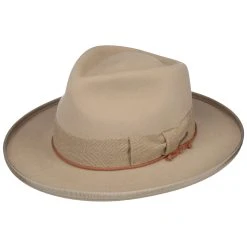 New Amish Haarfilzhut By Stetson -Stetson Speichern New Amish Haarfilzhut by Stetson hellbeige.62345 rf47