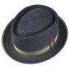 New Andy Pork Pie Strohhut By Mayser 2 New Andy Pork Pie Strohhut By Mayser -Stetson Speichern New Andy Pork Pie Strohhut by Mayser blau.66153 1rf2