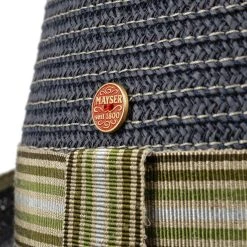 New Andy Pork Pie Strohhut By Mayser -Stetson Speichern New Andy Pork Pie Strohhut by Mayser blau.66153 4rf2