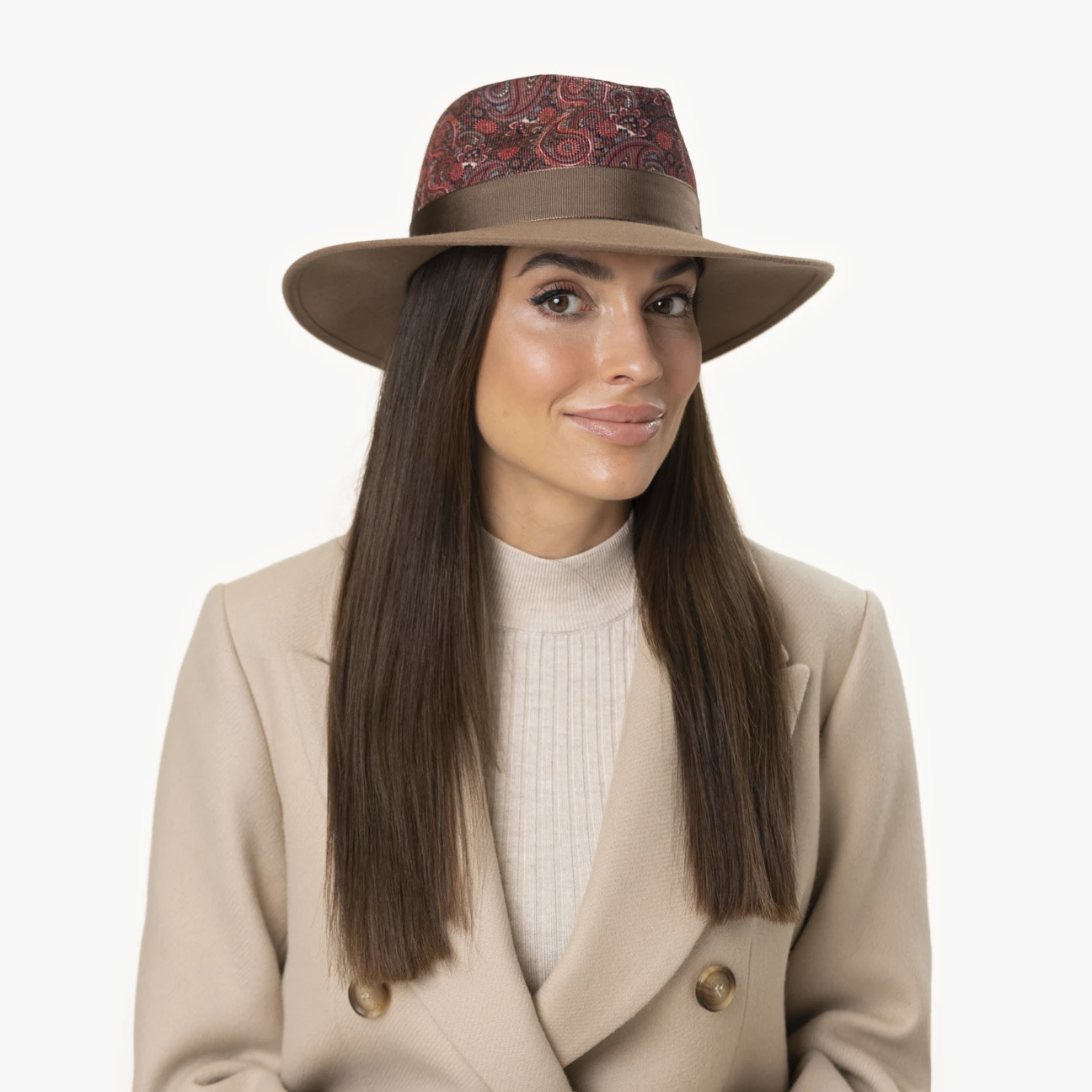 Paisley Crown Wollhut By Alfonso DEste 7 Paisley Crown Wollhut By Alfonso DEste – Bild 5