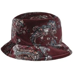 Paisley Samt Bucket Stoffhut By Lierys -Stetson Speichern Paisley Samt Bucket Stoffhut by Lierys bordeaux.60281 rf27