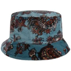 Paisley Samt Bucket Stoffhut By Lierys -Stetson Speichern Paisley Samt Bucket Stoffhut by Lierys hellblau.60281 rf9