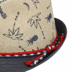 Hutshopping Palms And Pineapples Kids Strohhut -Stetson Speichern Palms and Pineapples Kids Strohhut blau.65869 4rf2