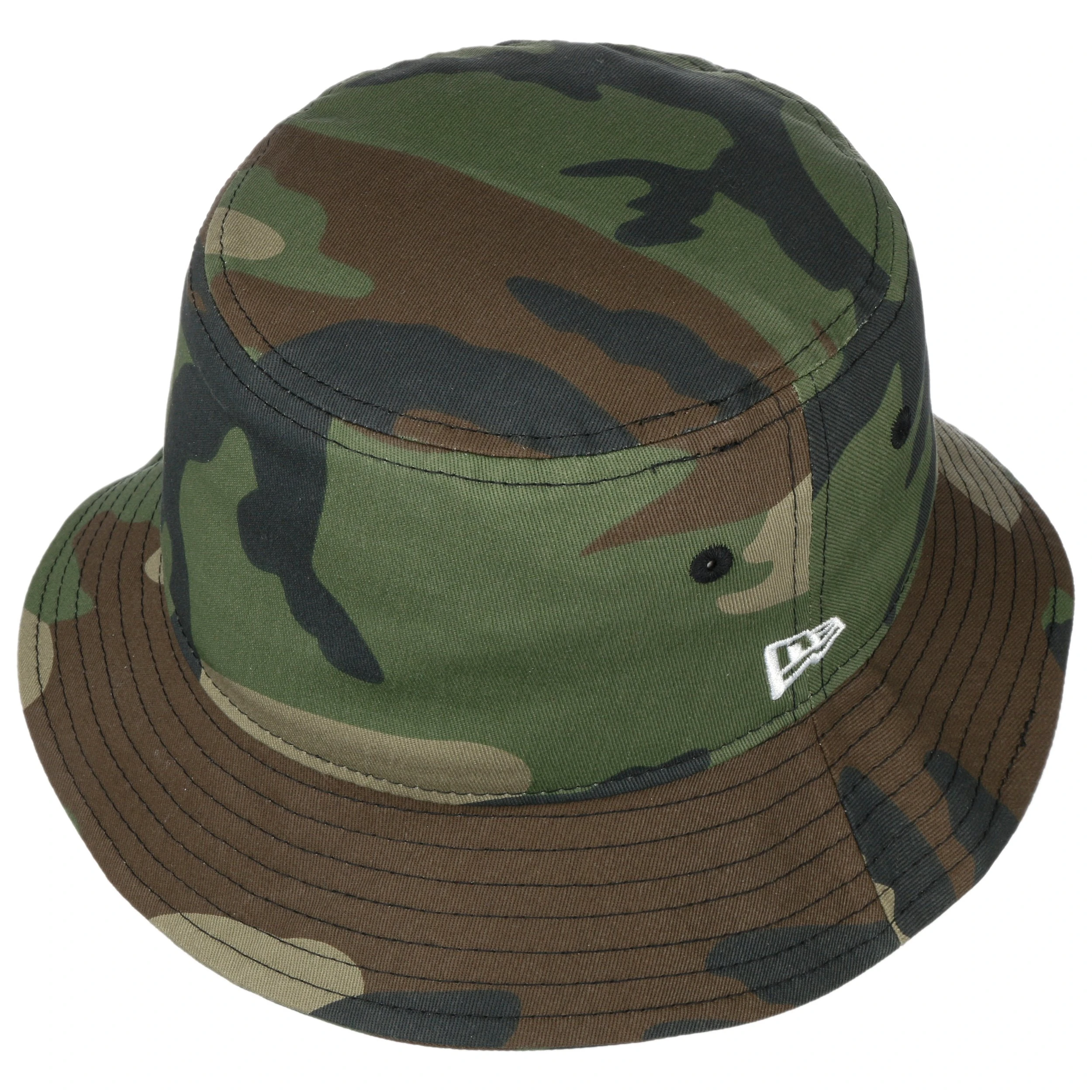 Patterned Tapered Camo Bucket Stoffhut By New Era 3 Patterned Tapered Camo Bucket Stoffhut By New Era
