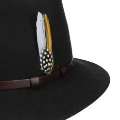 Pleston Crushable Filzhut By Lierys -Stetson Speichern Pleston Crushable Filzhut by Lierys schwarz.63845 4rf4