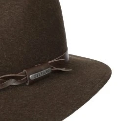 Pontesco Traveller Wollhut By Stetson -Stetson Speichern Pontesco Traveller Wollhut by Stetson dunkelbraun.62344 4rf17