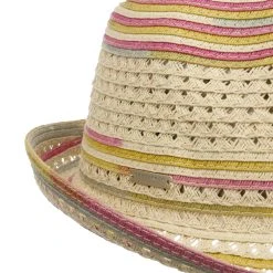 Revola Trilby Strohhut By Seeberger -Stetson Speichern Revola Trilby Strohhut by Seeberger pink.64878 4rf66