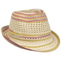 Revola Trilby Strohhut By Seeberger -Stetson Speichern Revola Trilby Strohhut by Seeberger pink.64878 rf66