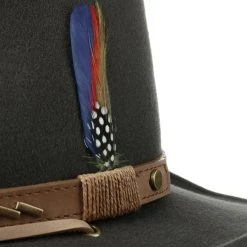 Silco Western Wollhut Mit Kinnband By Stetson -Stetson Speichern Silco Western Wollhut mit Kinnband by Stetson braun.58889 4rf11