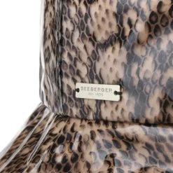 Snake Design Bucket Stoffhut By Seeberger -Stetson Speichern Snake Design Bucket Stoffhut by Seeberger braun.58327 4rf11