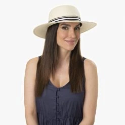 Sportive Blue Panama Schlapphut By Lierys