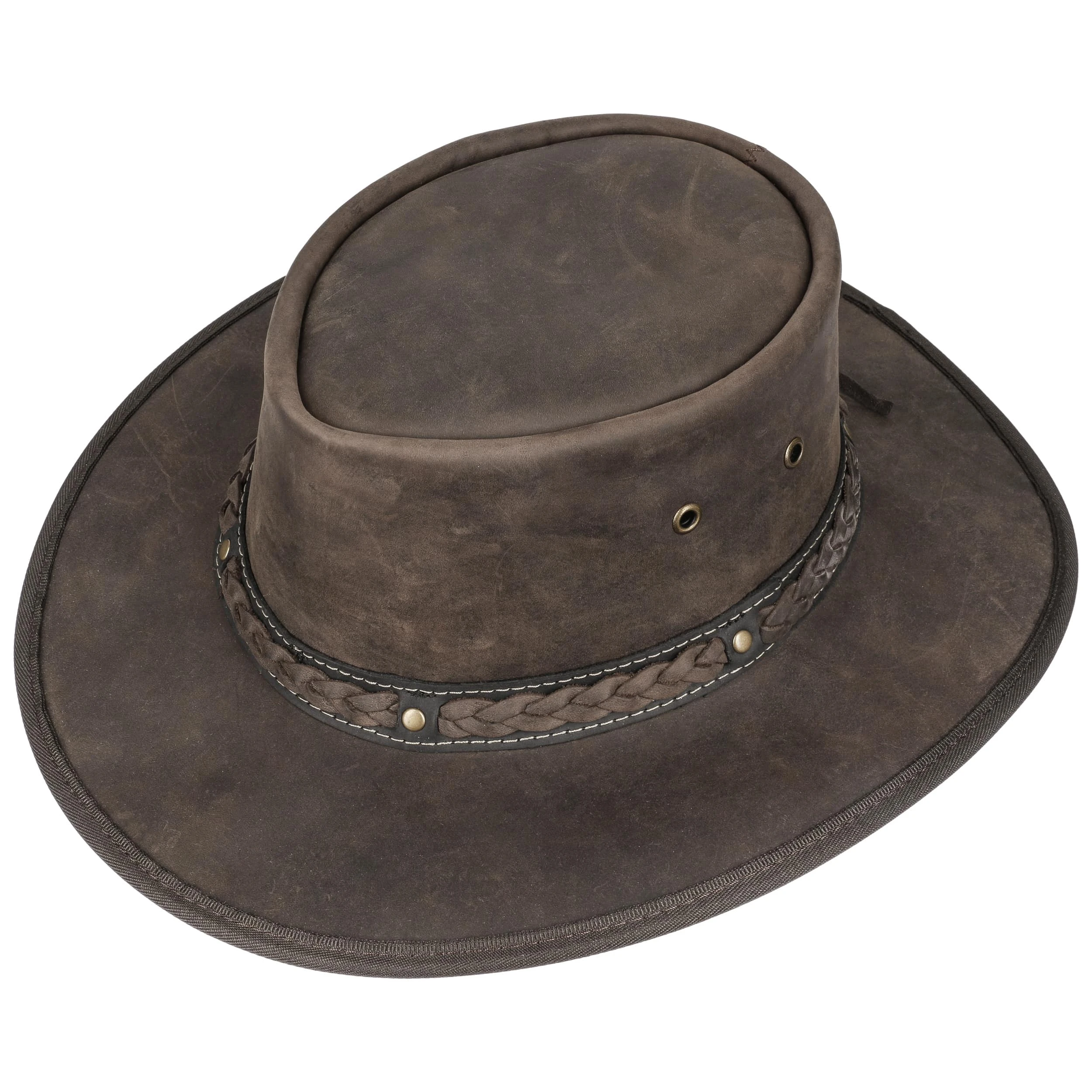 Squashy Bronco Lederhut By BARMAH 3 Squashy Bronco Lederhut By BARMAH