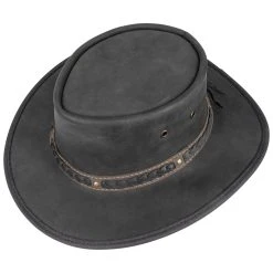 Squashy Bronco Lederhut By BARMAH 9 Squashy Bronco Lederhut By BARMAH -Stetson Speichern Squashy Bronco Lederhut by BARMAH schwarz.34415 1rf4