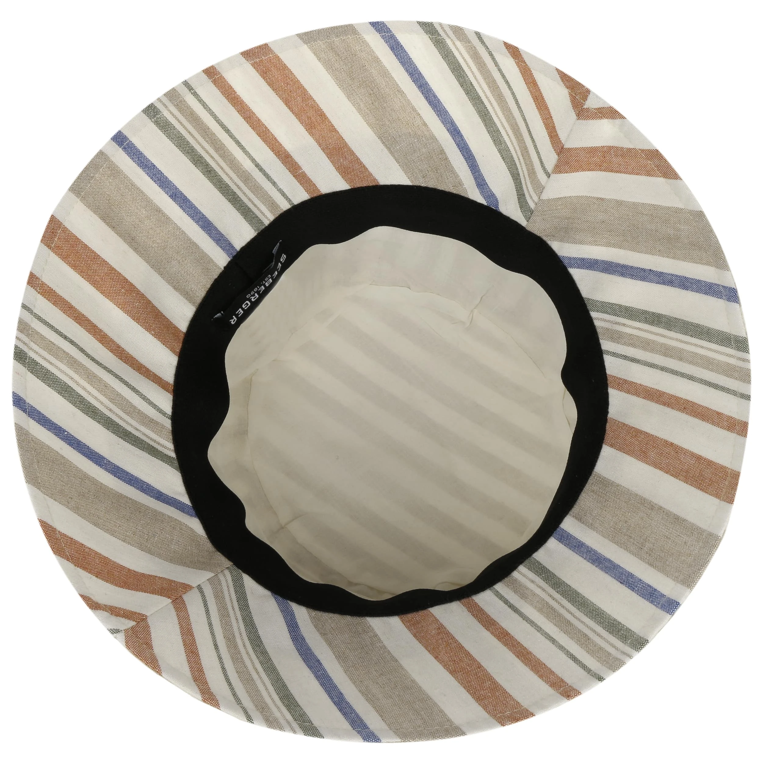 Stripe Bucket Baumwollhut By Seeberger 5 Stripe Bucket Baumwollhut By Seeberger - Image 3
