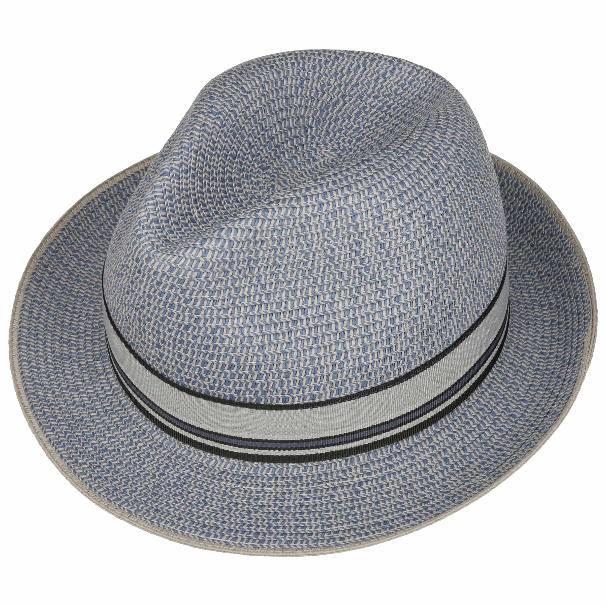 Hutshopping Striped Band Fedora Strohhut 3 Hutshopping Striped Band Fedora Strohhut