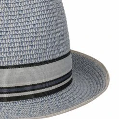 Hutshopping Striped Band Fedora Strohhut 8 Hutshopping Striped Band Fedora Strohhut -Stetson Speichern Striped Band Fedora Strohhut denim.65867 4rf38