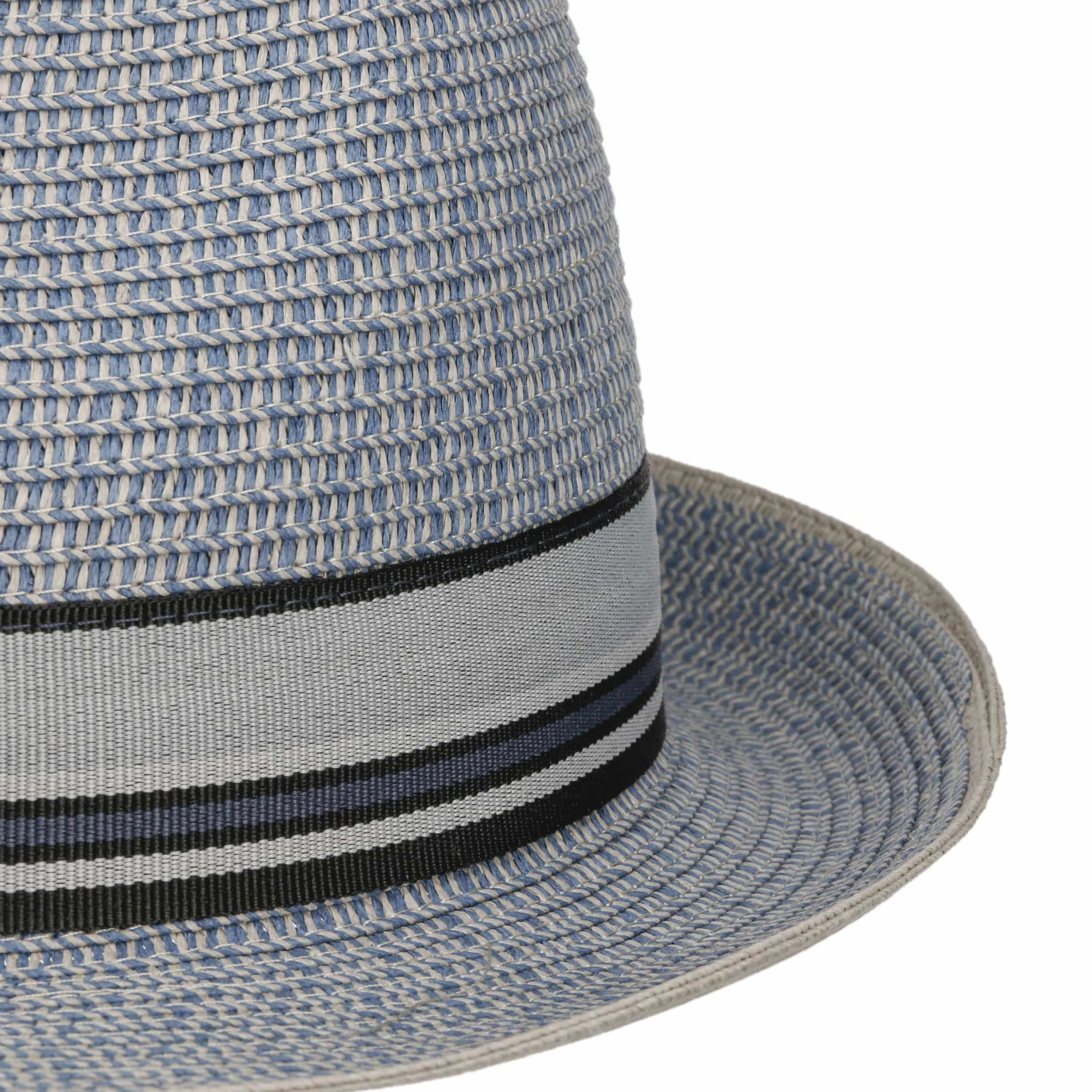 Hutshopping Striped Band Fedora Strohhut 5 Hutshopping Striped Band Fedora Strohhut – Bild 3